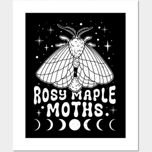 Moth maple insect lamp lepidopterist collector wildlife Posters and Art